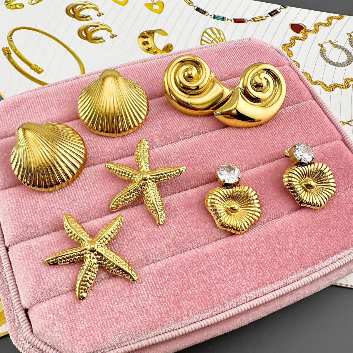 Fleur Flower Camille Earrings
