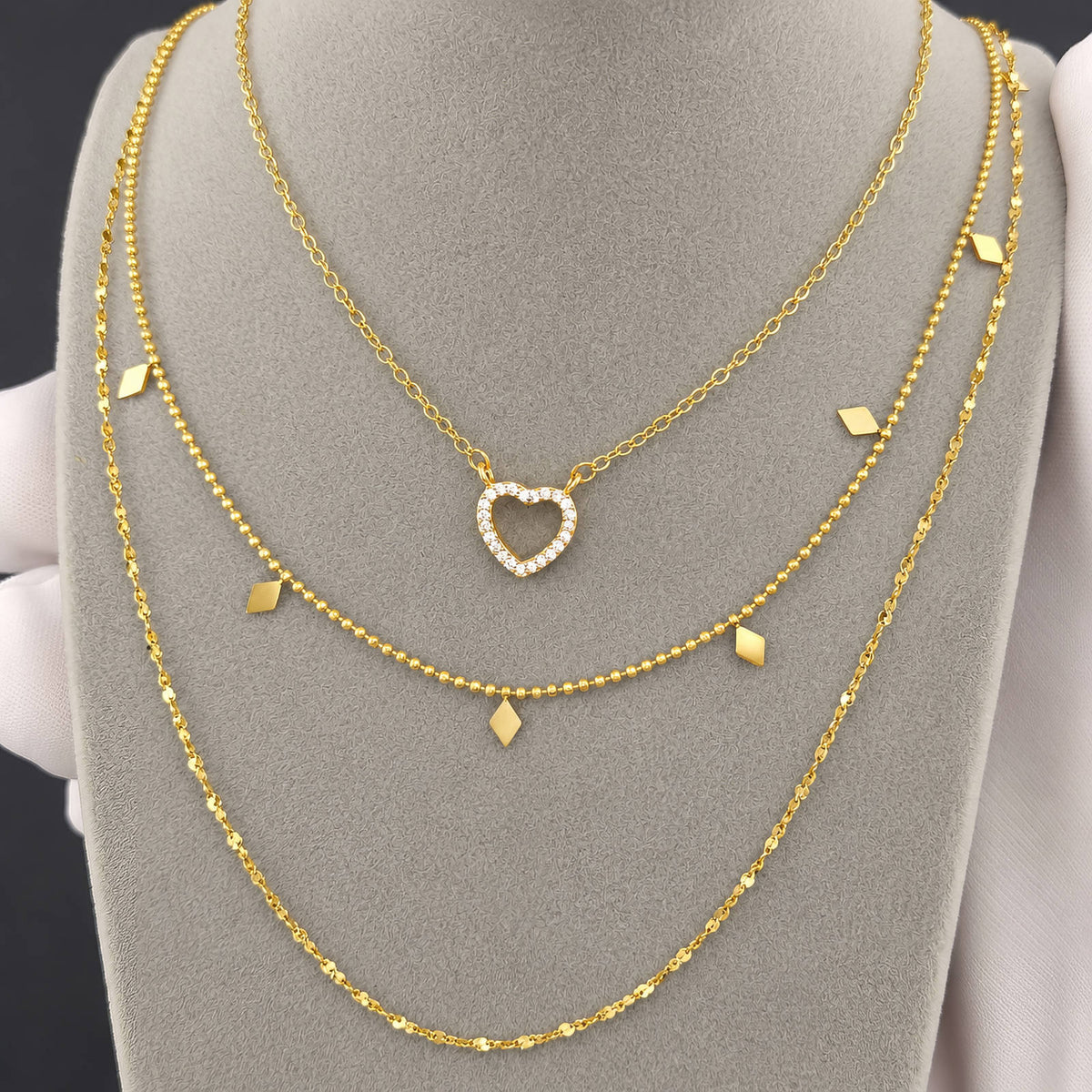 Amara Heart Céleste Necklace