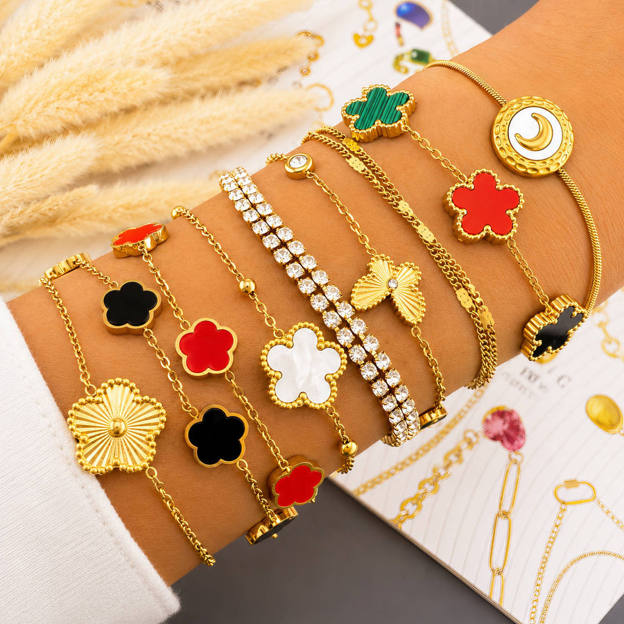 Prairie Flower Meadow Céleste Bracelet