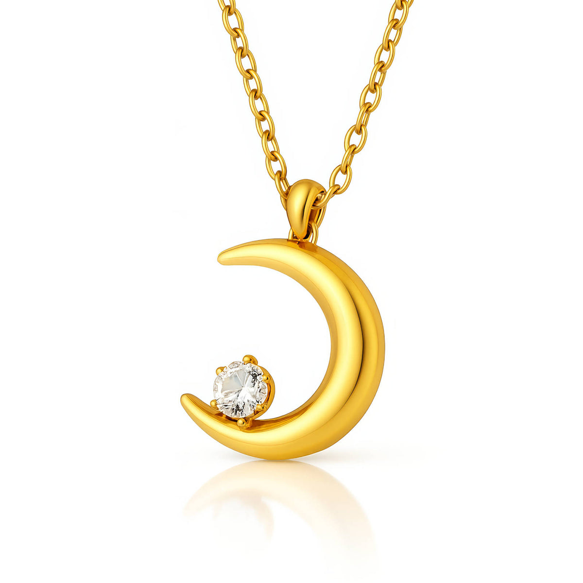 Luna Crescent Necklace