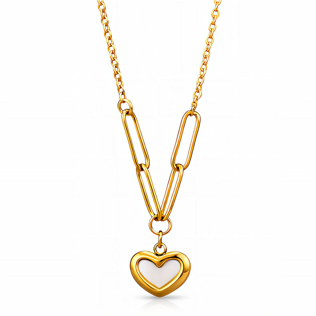 Amara Heart Delphine Necklace