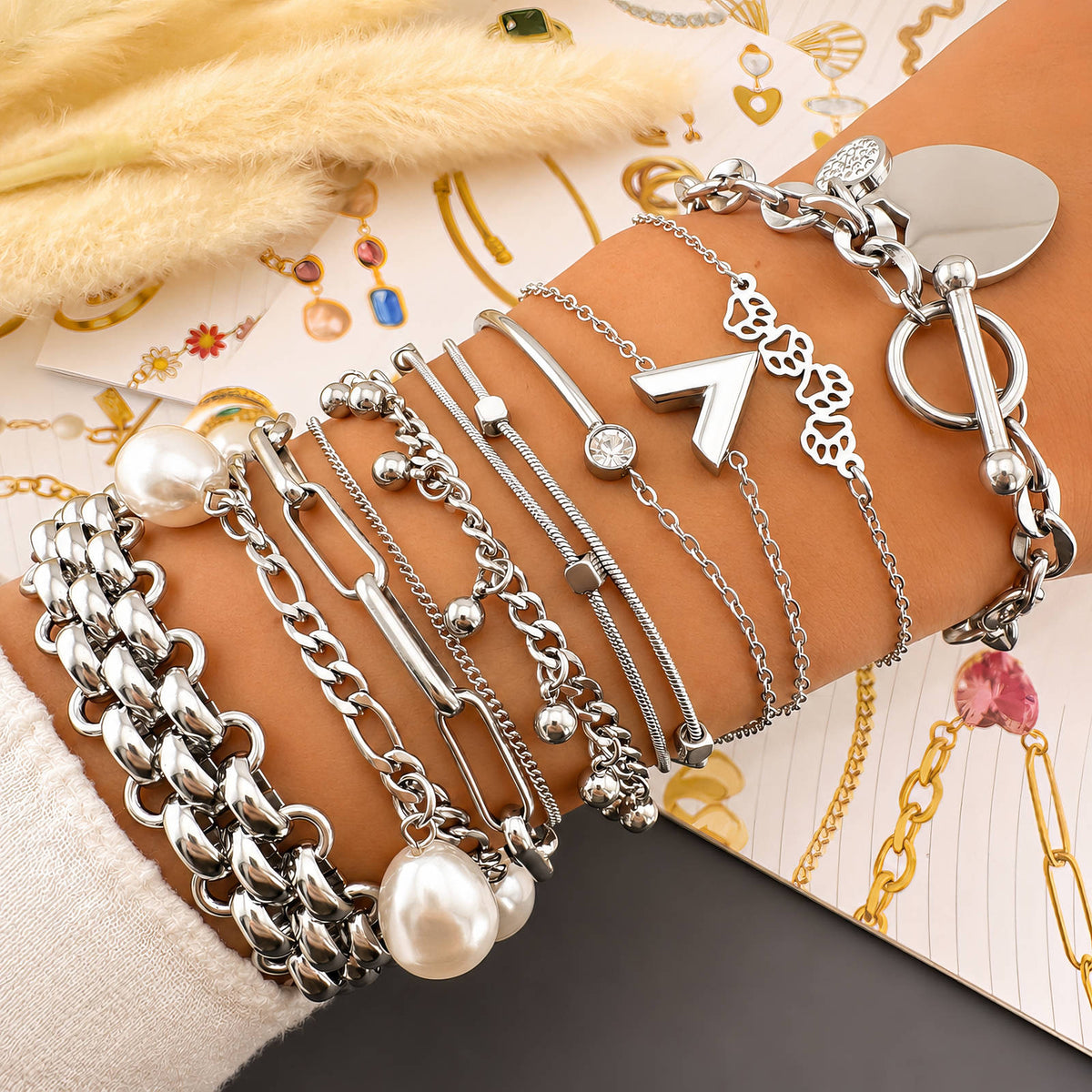 Chevron V Margaux Bracelet