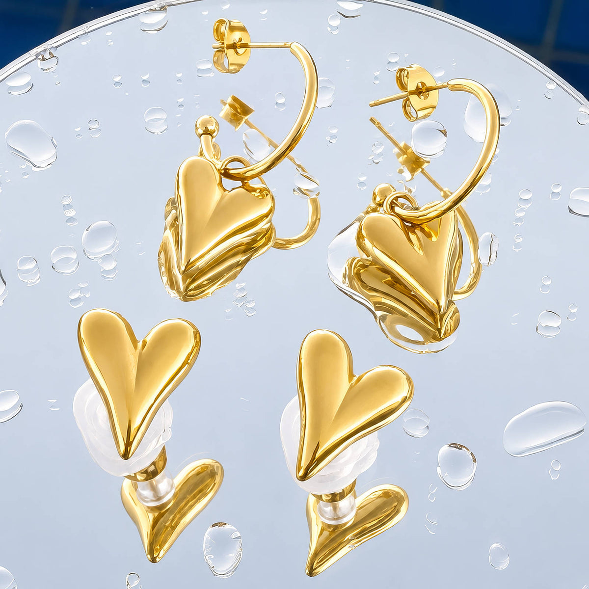 Amara Heart Odette Earrings