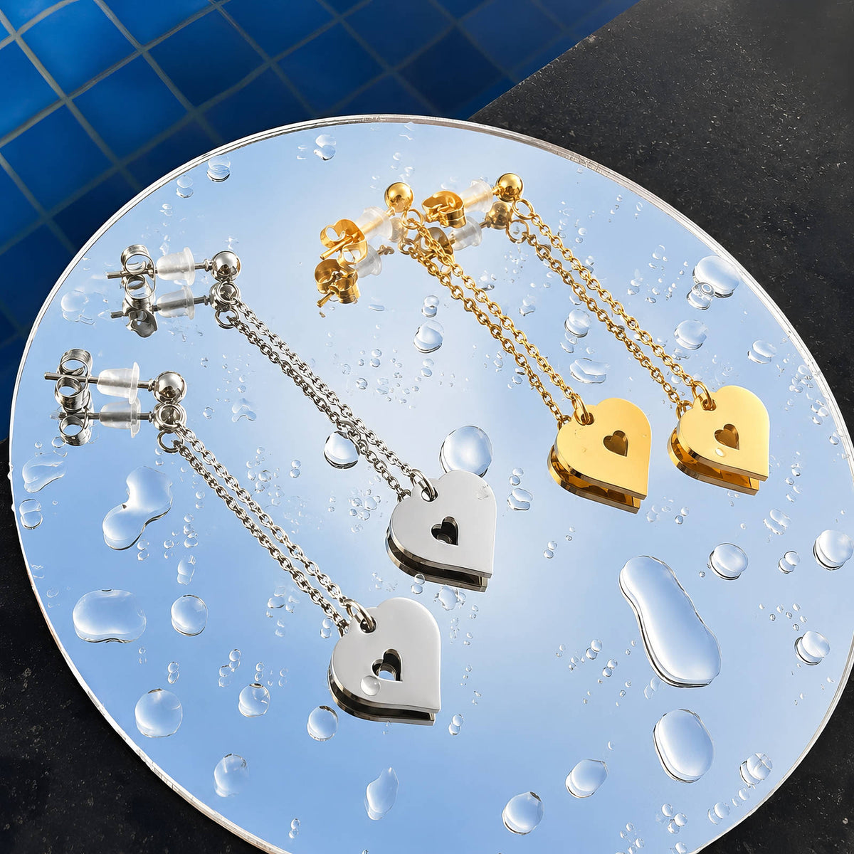 Amara Heart Manon Earrings