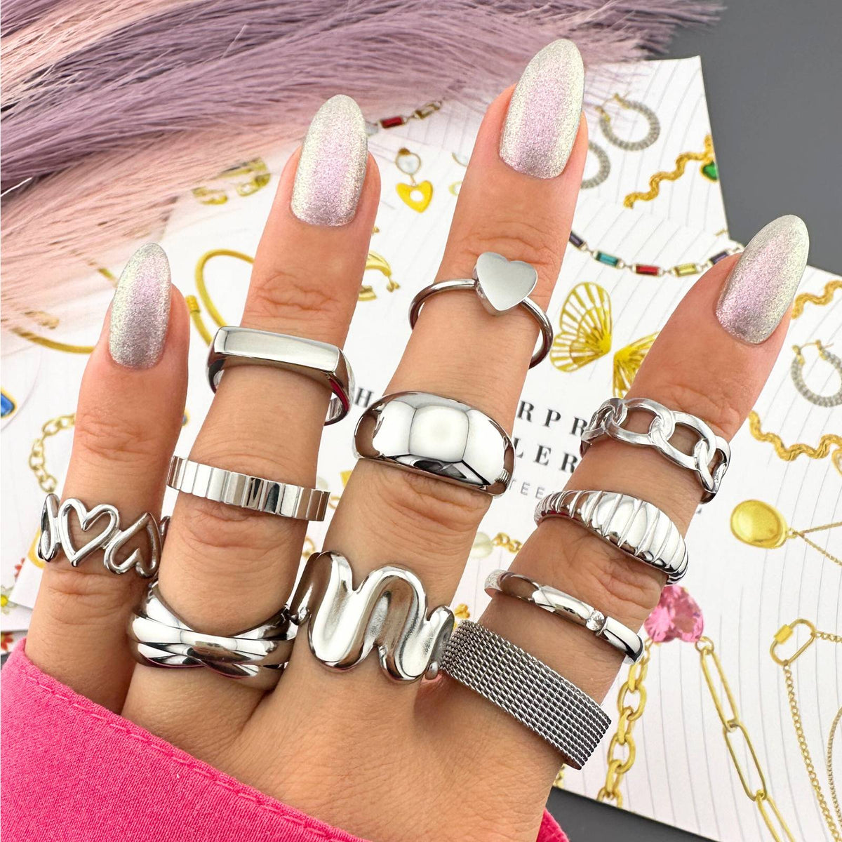 Amara Heart Élise Ring · Engravable