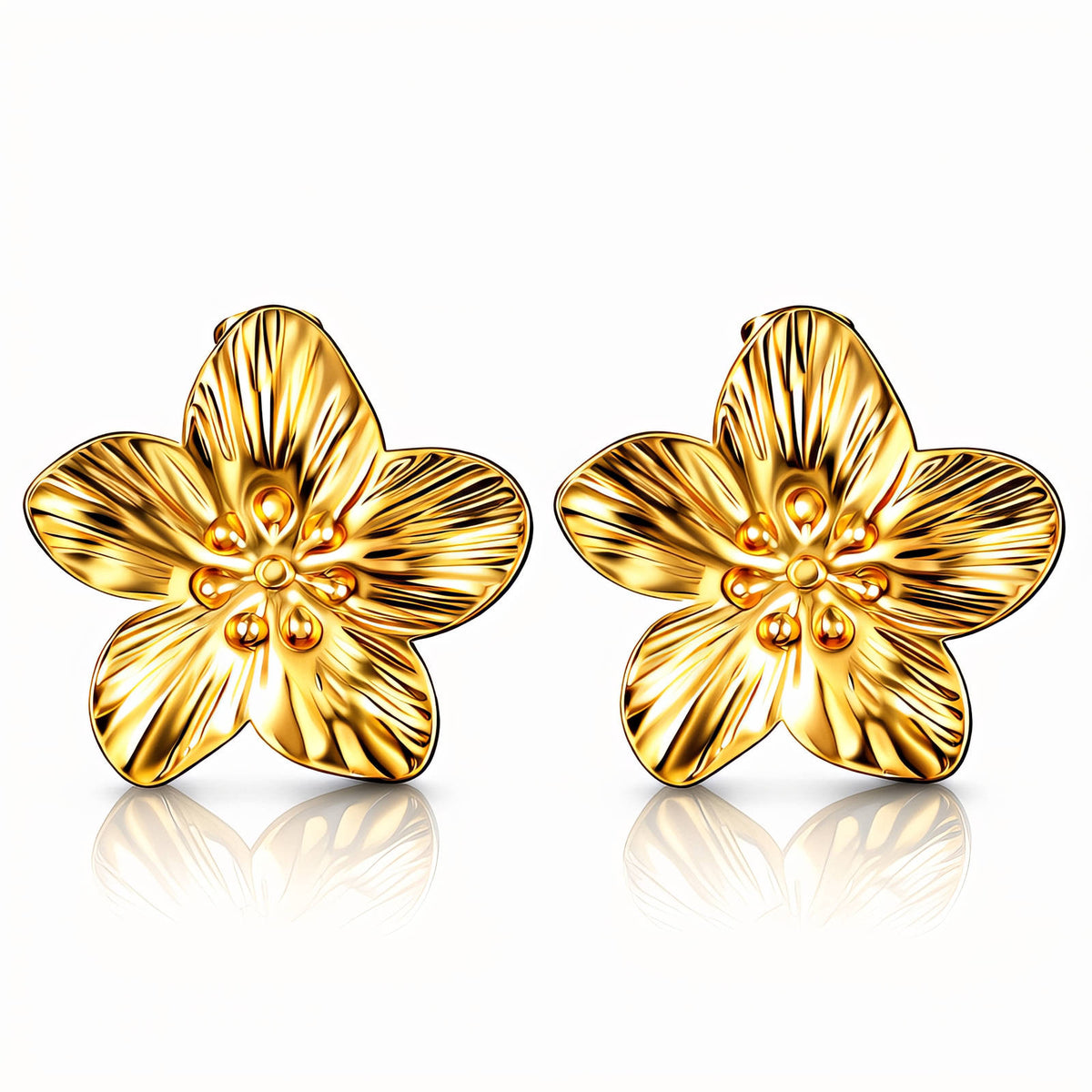 Fleur Flower Stud Margaux Earrings