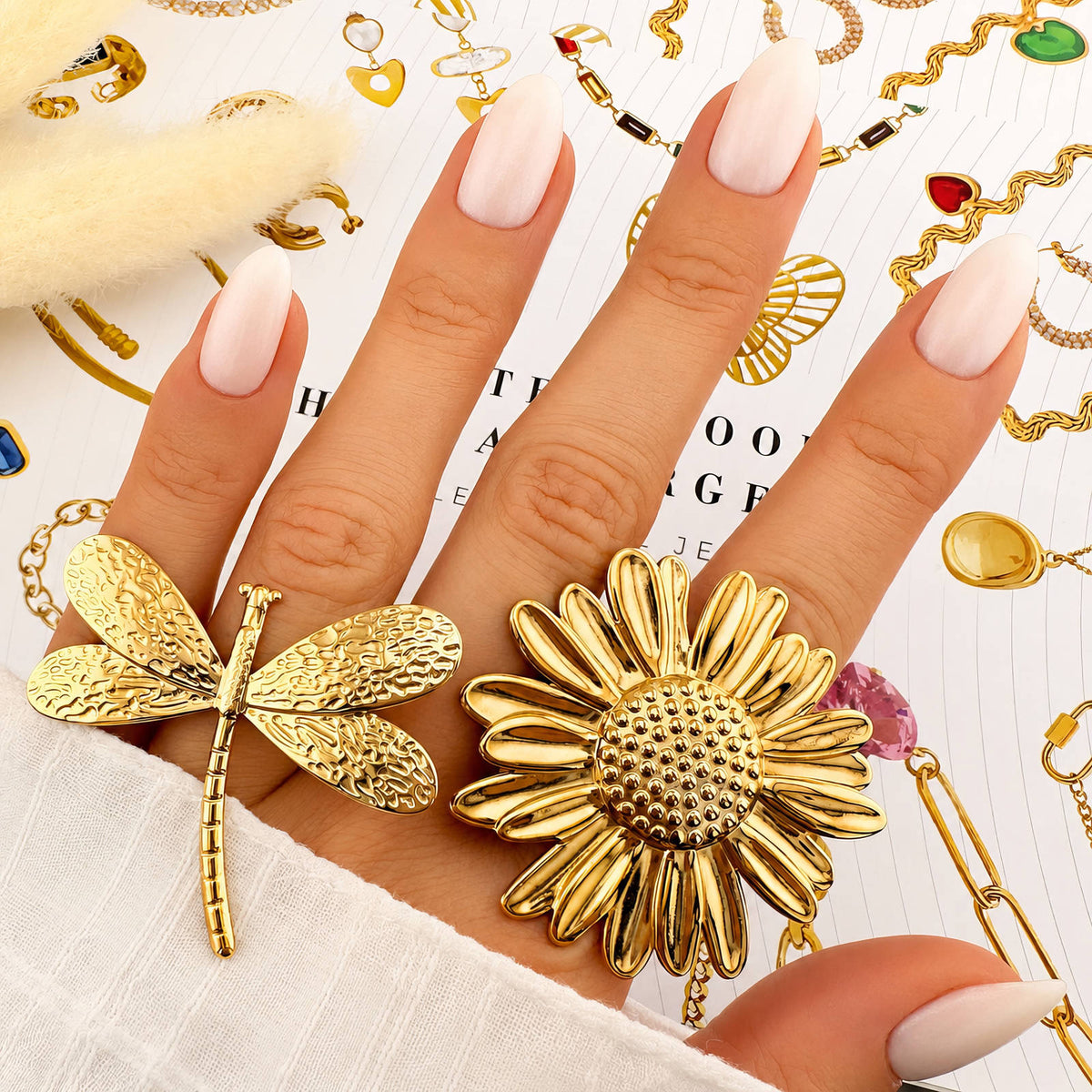 Libellule Dragonfly Ring