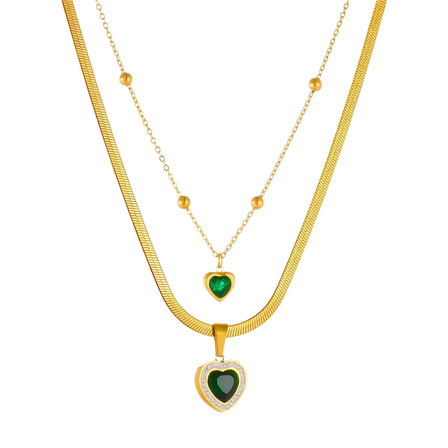 Amara Heart Aurore Necklace