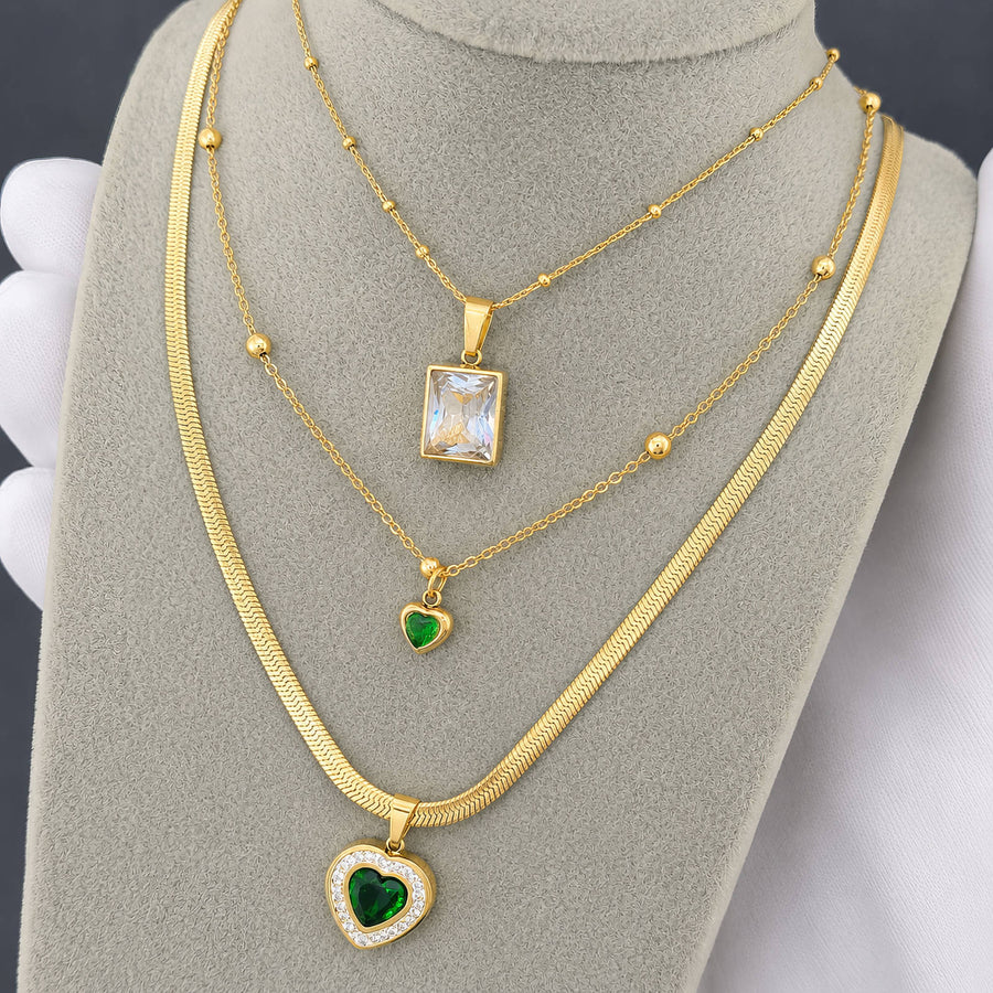 Amara Heart Aurore Necklace