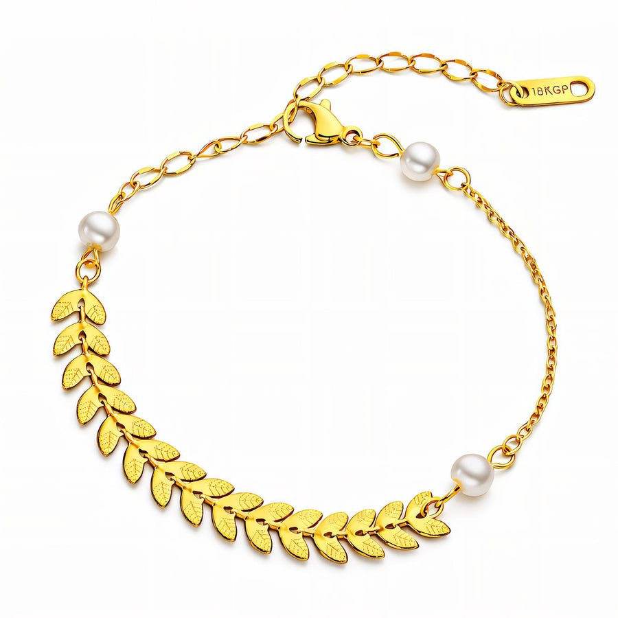 Feuille Leaves Anklet