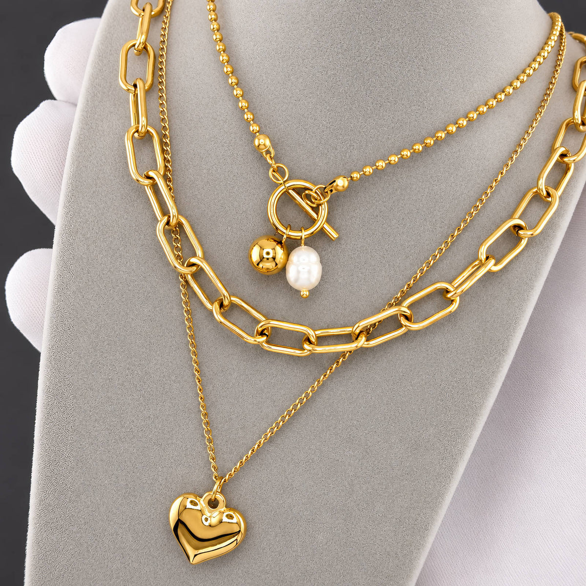 Adrienne IV Necklace with Pearl