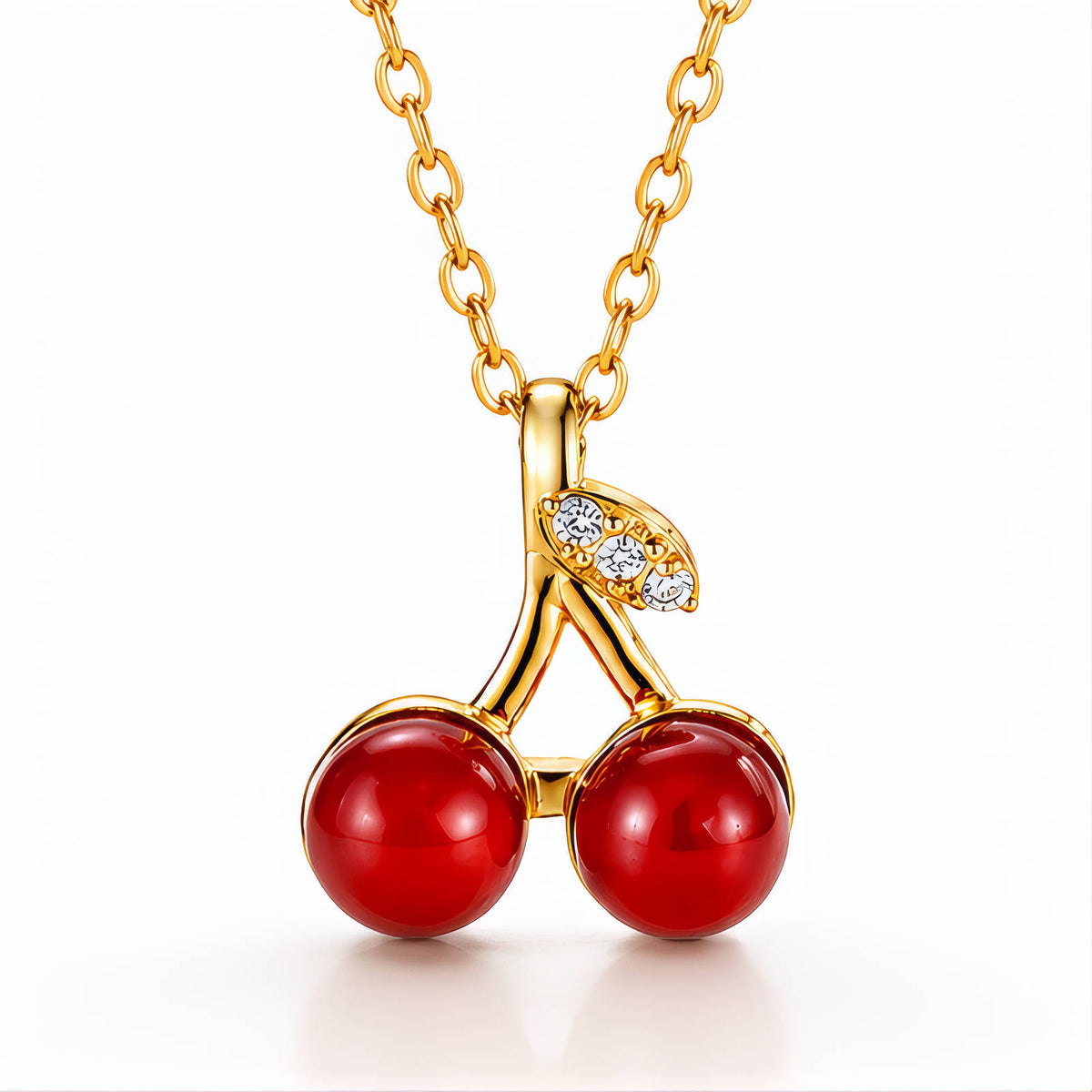 Cerise Cherry Céleste Necklace