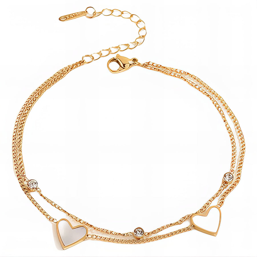 Amara Heart Margaux Anklet