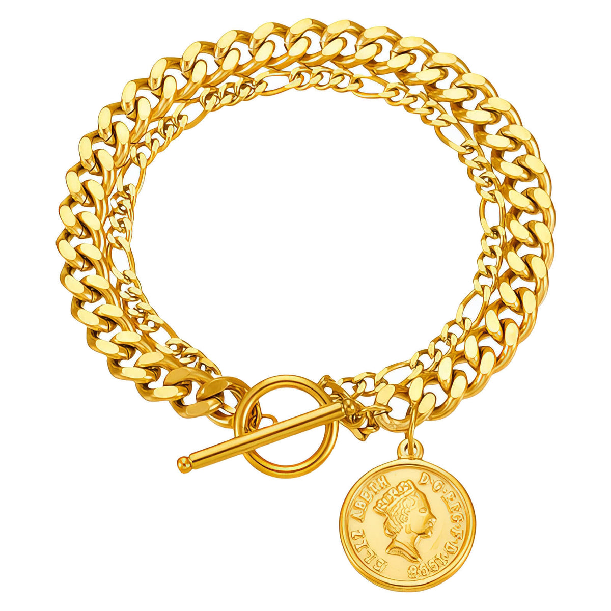 Médaille Coin Bracelet