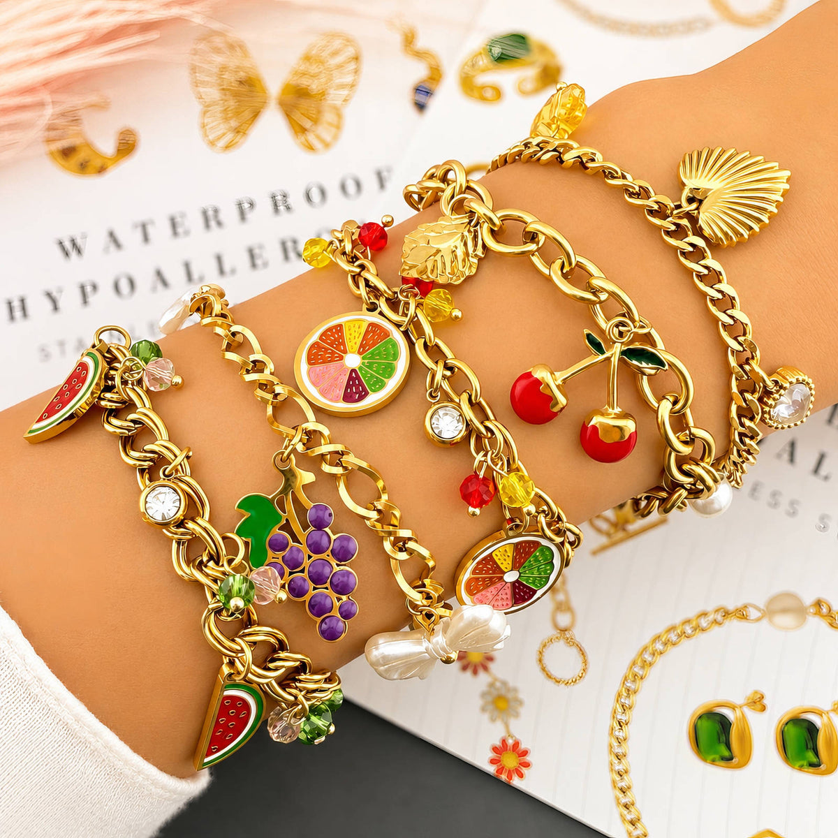 Cerise Cherry Margaux Bracelet