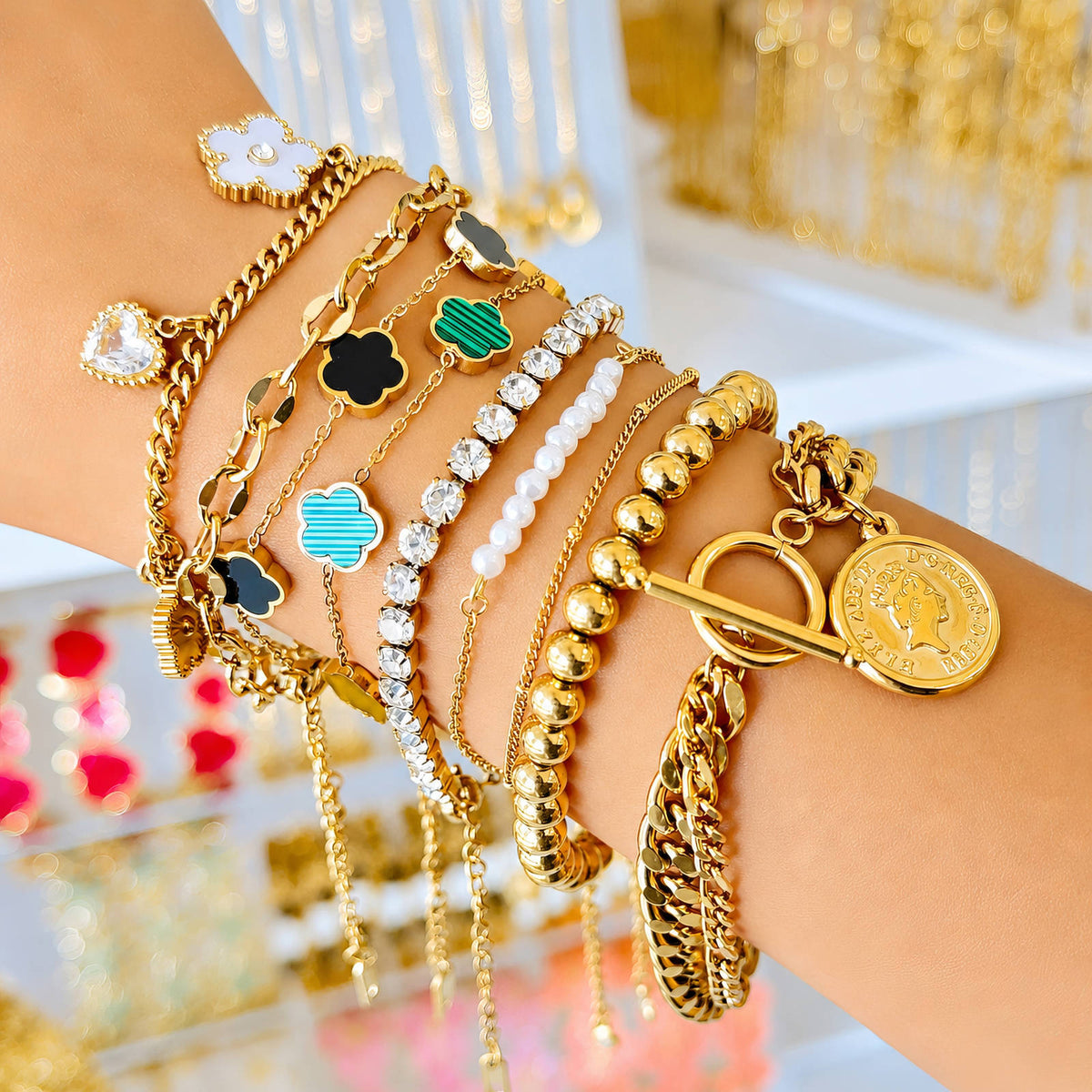 Médaille Coin Bracelet