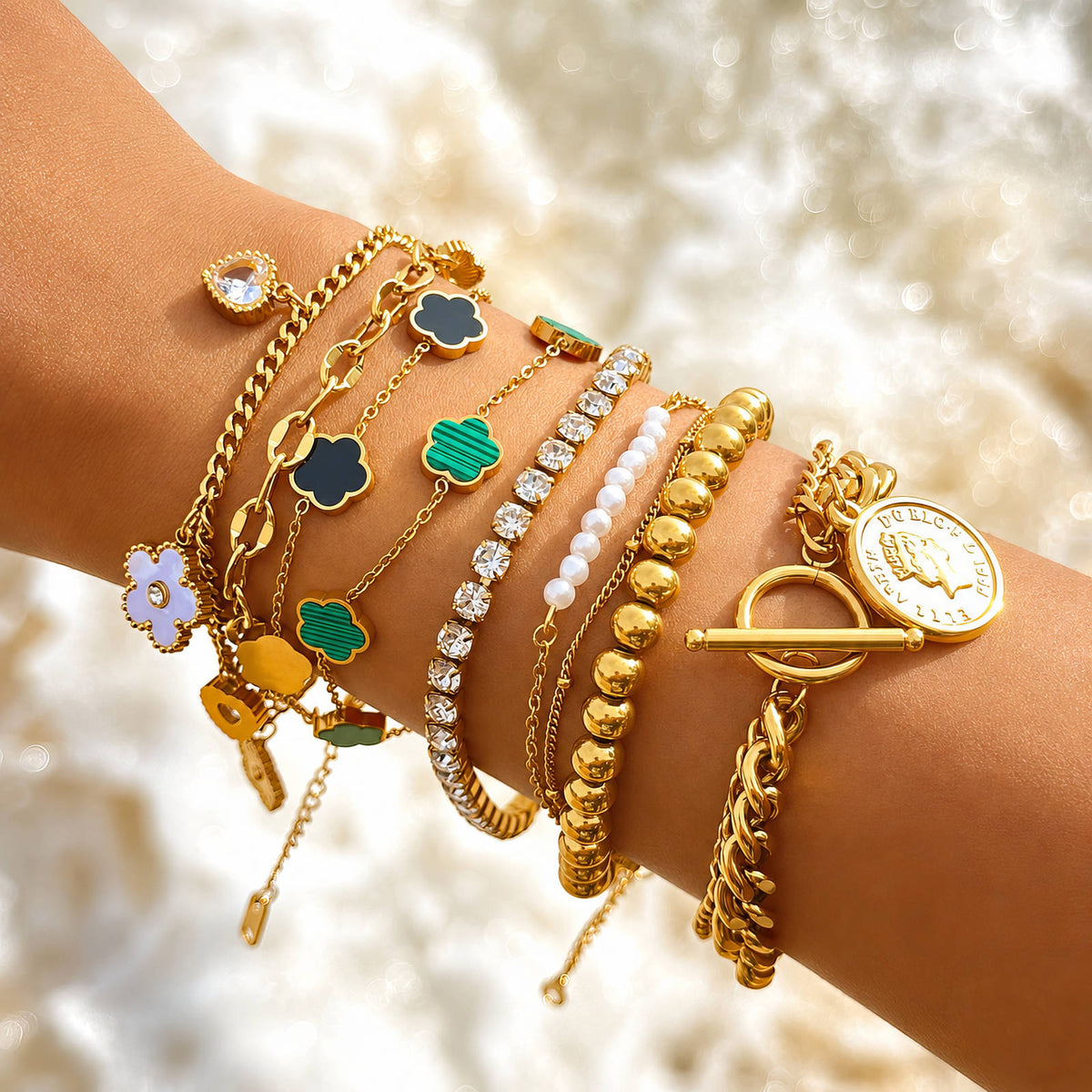 Médaille Coin Bracelet