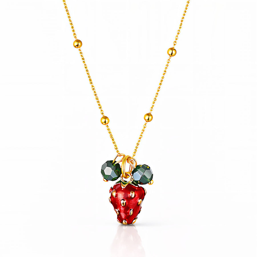 Fraise Strawberry Margaux Necklace