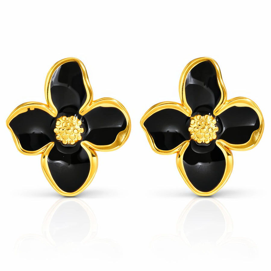 Fleur Flower Stud Juliette Earrings