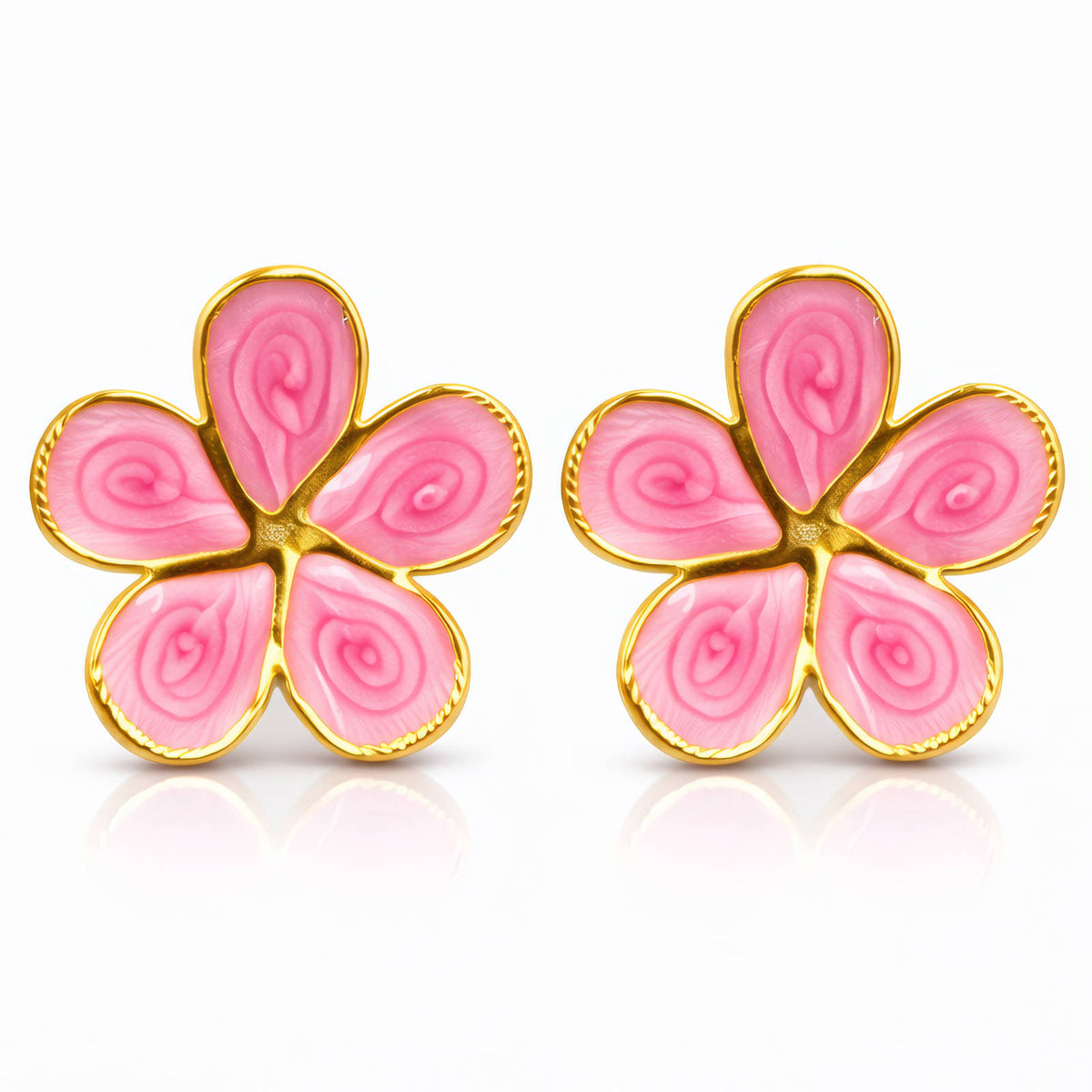 Fleur Flower Stud Océane Earrings