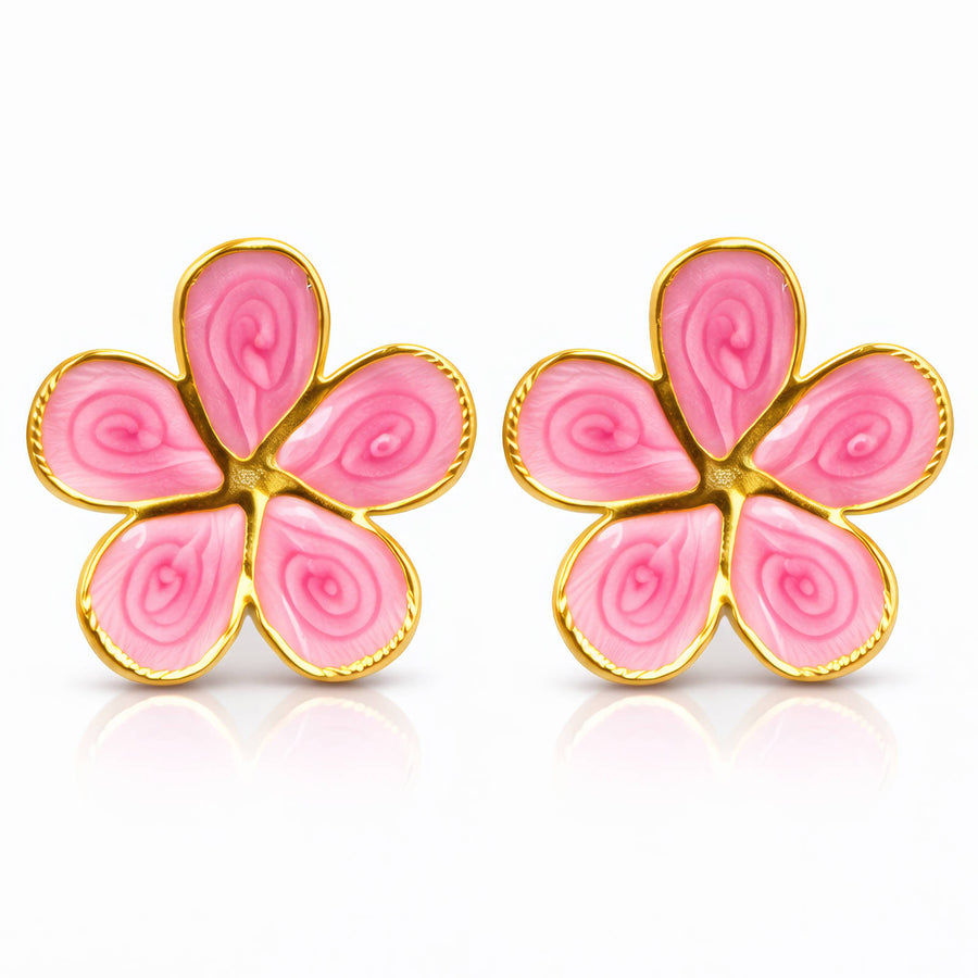 Fleur Flower Stud Océane Earrings