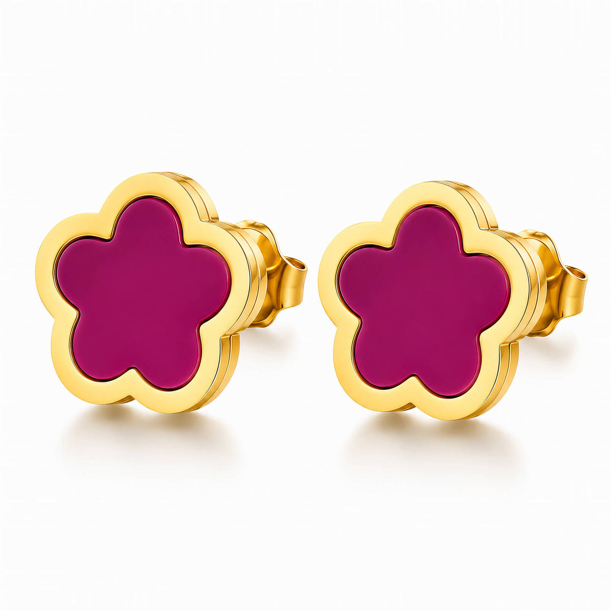 Fleur Flower Stud Isabelle Earrings