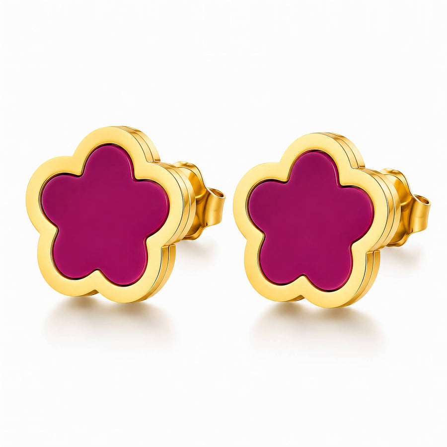 Fleur Flower Stud Isabelle Earrings