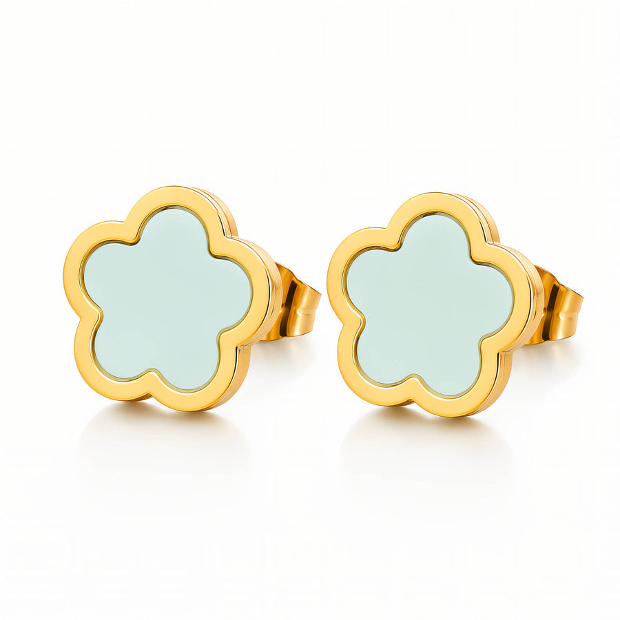Fleur Flower Stud Solange Earrings